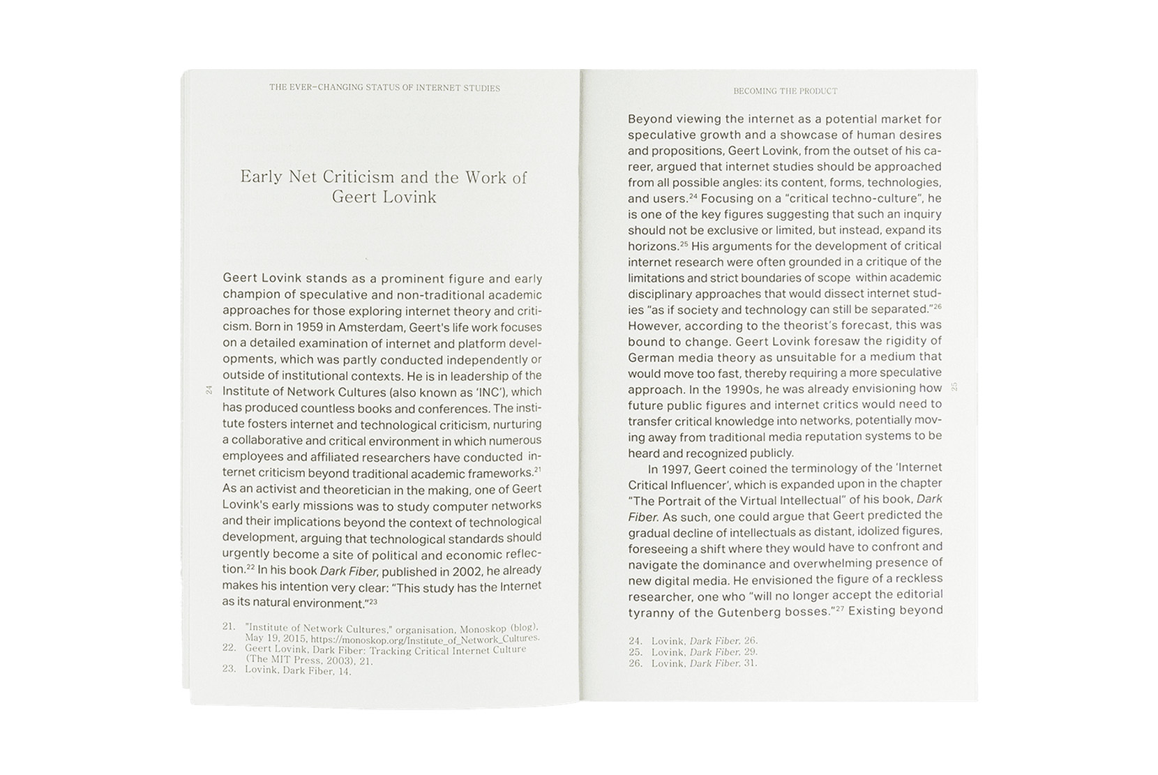 Becoming the Product